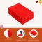 FabricLA Acrylic Felt Sheets for Crafts - Precut 9" X 12" Inches (20 cm X 30 cm) Felt Squares - Use Felt Fabric Craft Sheets for DIY, Hobby, Costume, and Decoration | Hot Orange - 10 Pieces